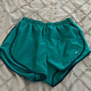 Turquoise Nike Running Shorts